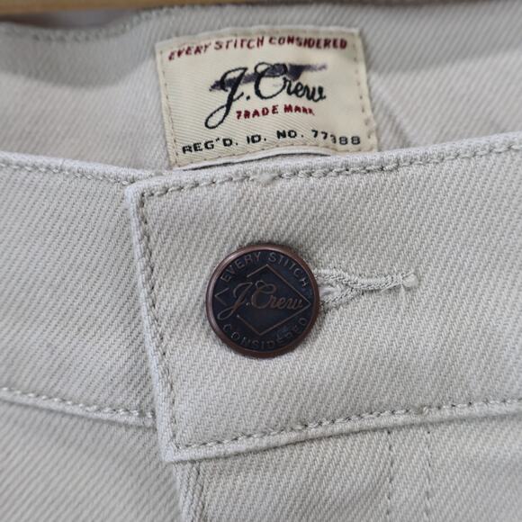 NWT J.Crew Men's 770 Straight-Fit Bergen Five-Pocket Pant Sandwash Canvas 33x32 - Picture 7 of 11